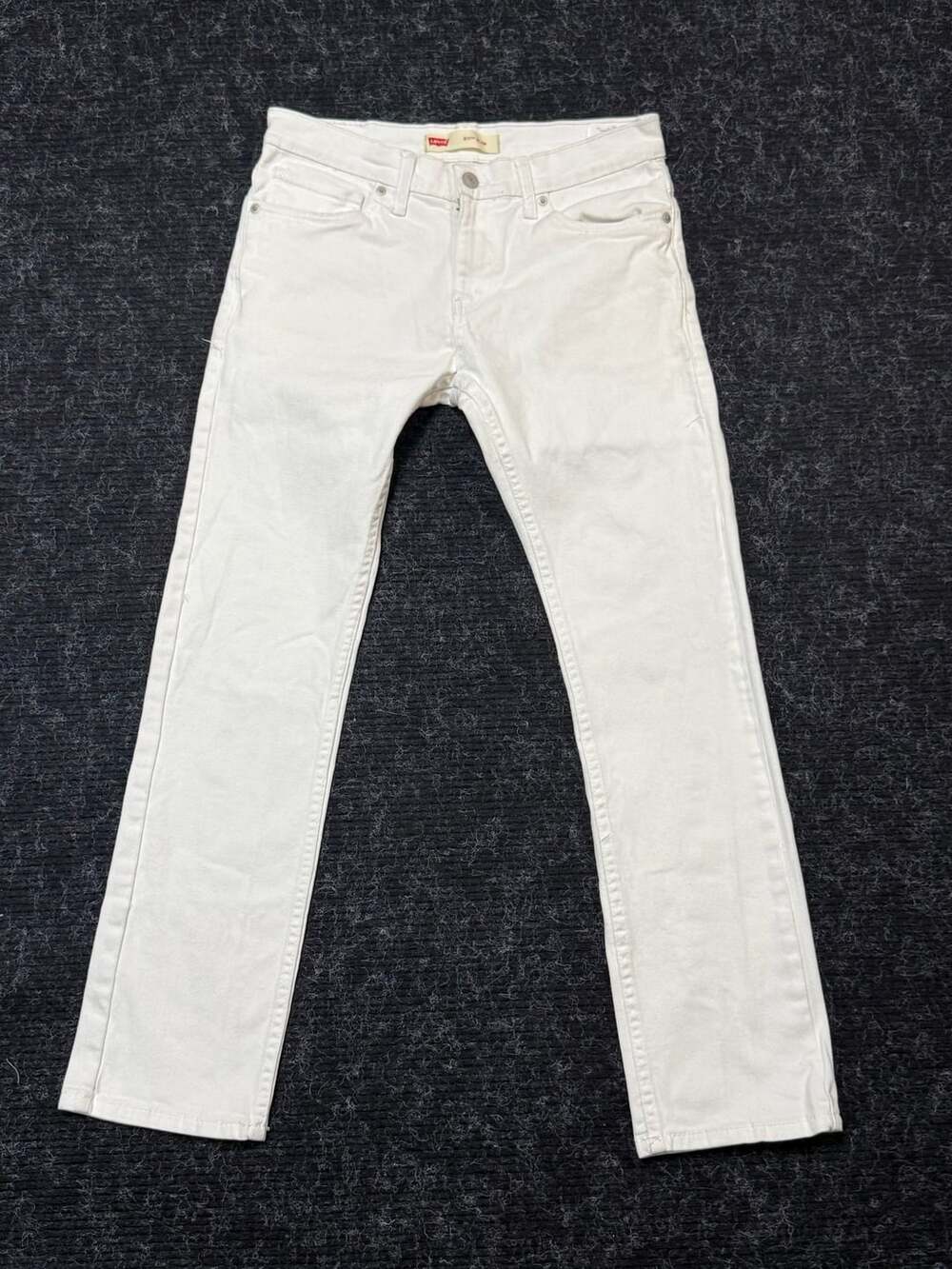 Minimalist Y2K Levi's 511 Slim Fit White Jeans Size 16 Reg W28 L28